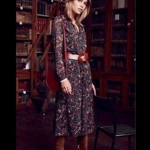 Sezane Clemence Floral Dress 0/2 XS EU 34
